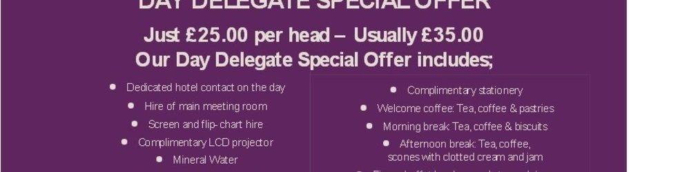 Day delegate offer at Mercure Hull Royal Hotel